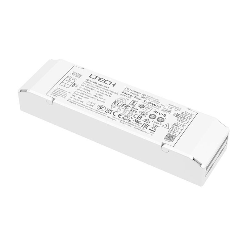 SE-40-300-1050-W2A 300 to 1050mA NFC CC Tunable White LED Driver